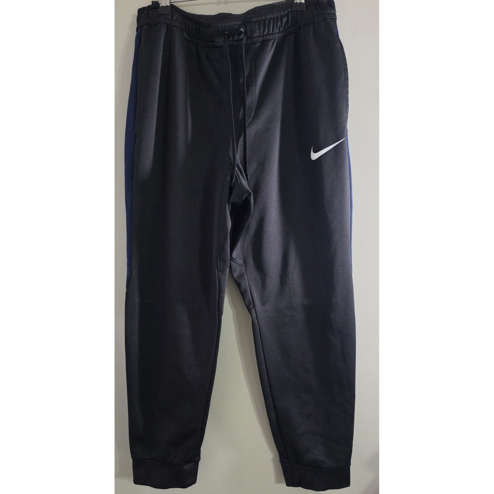 Nike Team Hyperspeed Therma-FIT Fleece Pants Men's L Black Navy 727986-023